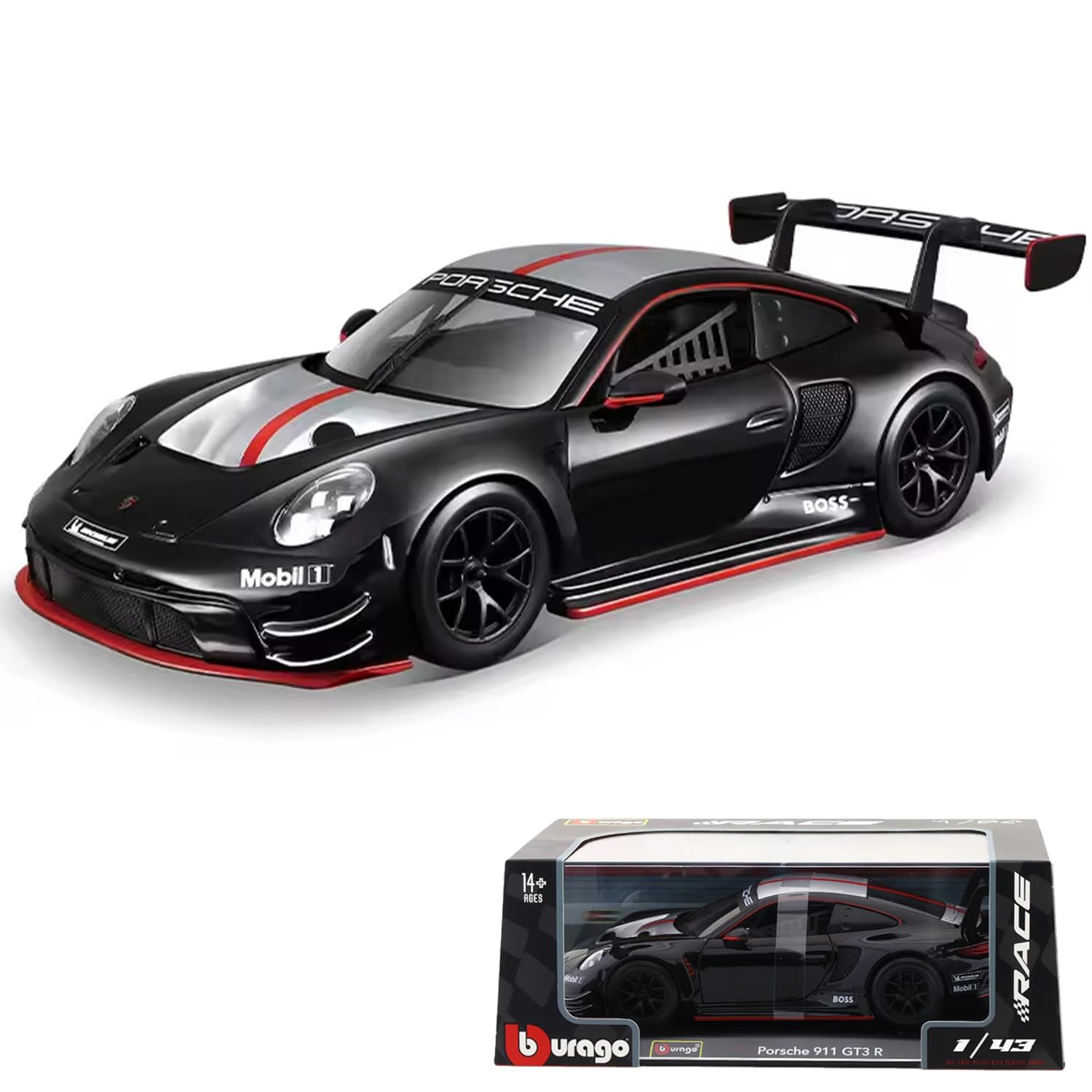 ポルシェミニカーセット 3台　1/43 Amazon | ポルシェ 911 GT3 R 1:43スケール ダイキャストモデルカー